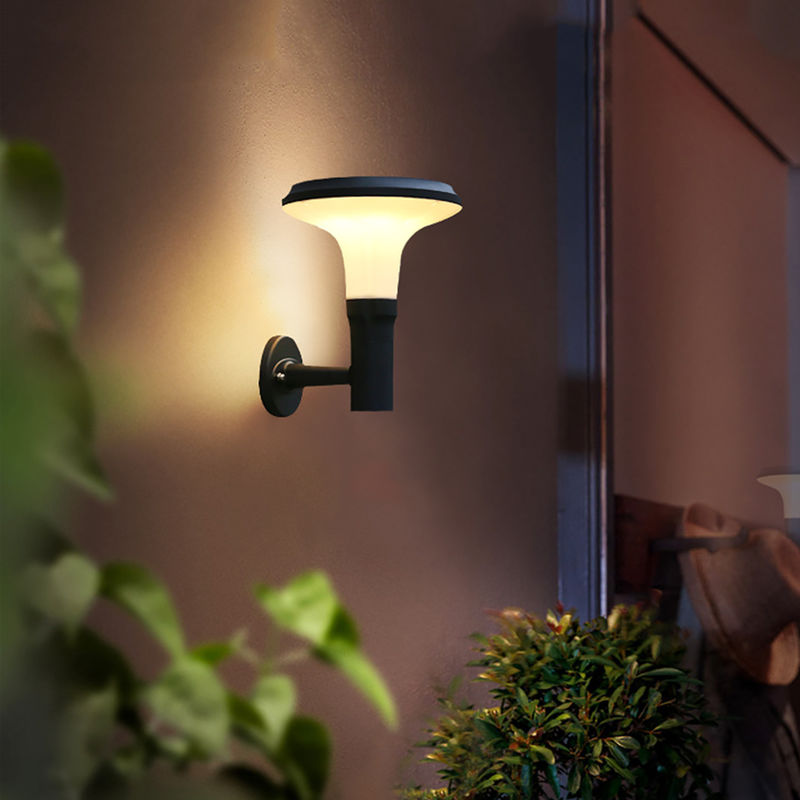 Wodoodporna lampa na ganek Ścienna aluminiowa zewnętrzna lampa ścienna Mała lampa zewnętrzna do drzwi garażowych