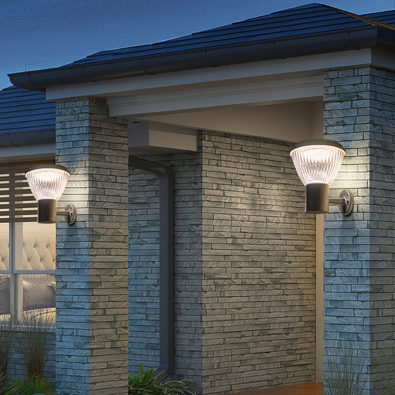 Nowoczesna zewnętrzna lampa ścienna Prosta zewnętrzna lampa balkonowa Wodoodporna lampa ścienna Korytarz Dziedziniec Kinkiet