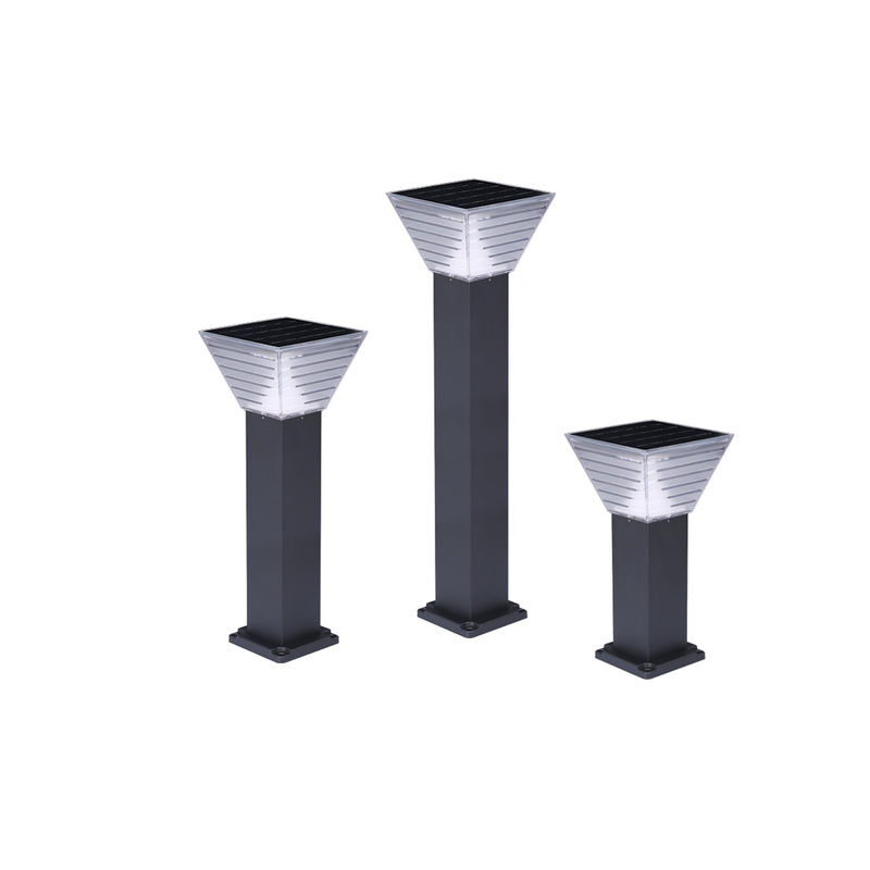 Minimalistyczne 7W LED Solar Garden Light Dekoracja krajobrazu Słupek LED Oświetlenie trawnika