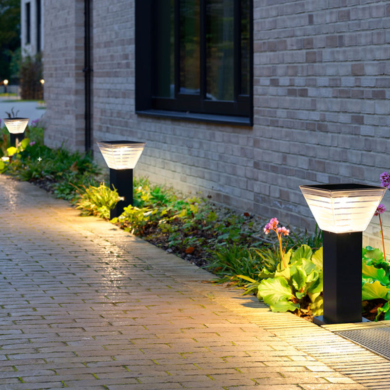 Minimalistyczne 7W LED Solar Garden Light Dekoracja krajobrazu Słupek LED Oświetlenie trawnika