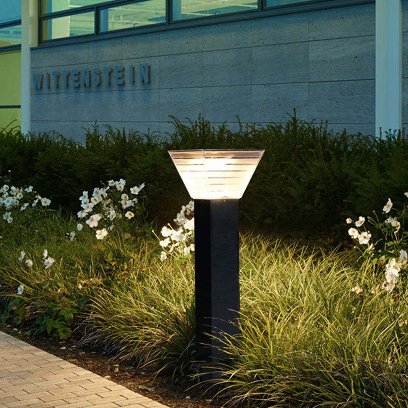 Minimalistyczne 7W LED Solar Garden Light Dekoracja krajobrazu Słupek LED Oświetlenie trawnika