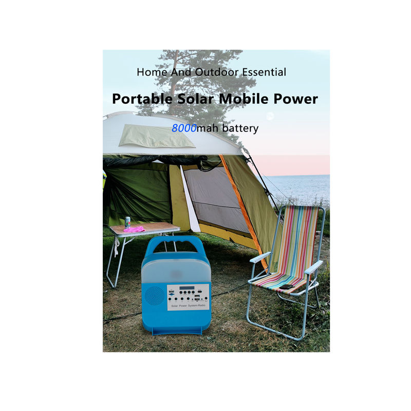 Przenośne domowe zastosowanie Małe słoneczne oświetlenie LED Solar System Energy Home Solar Lighting Kits