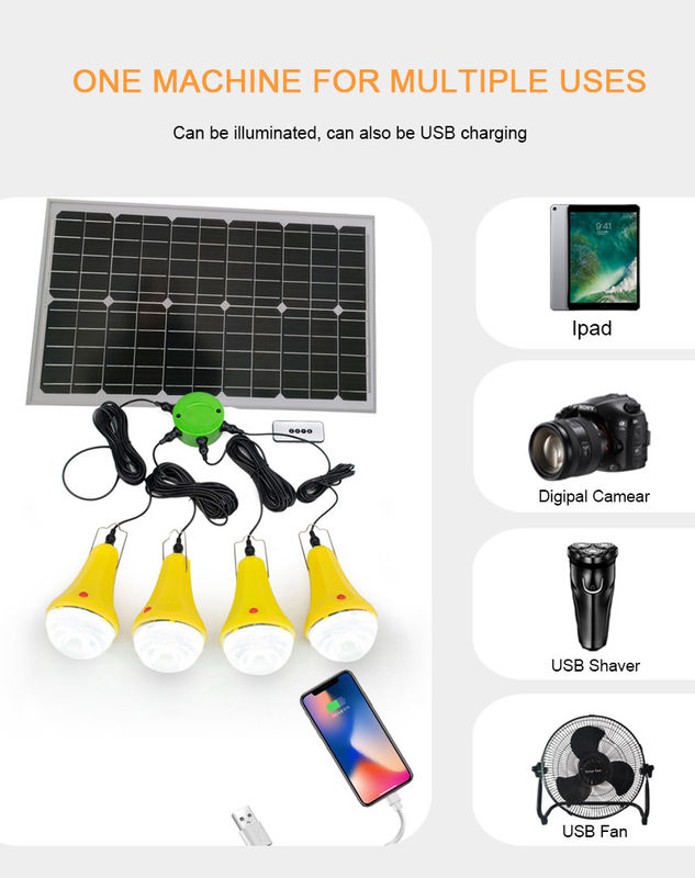 SRE-98G-4L Oświetlenie LED o zasileniu słonecznym Wysoka intensywność światła 3-6V Mini system zasilania akumulatorem