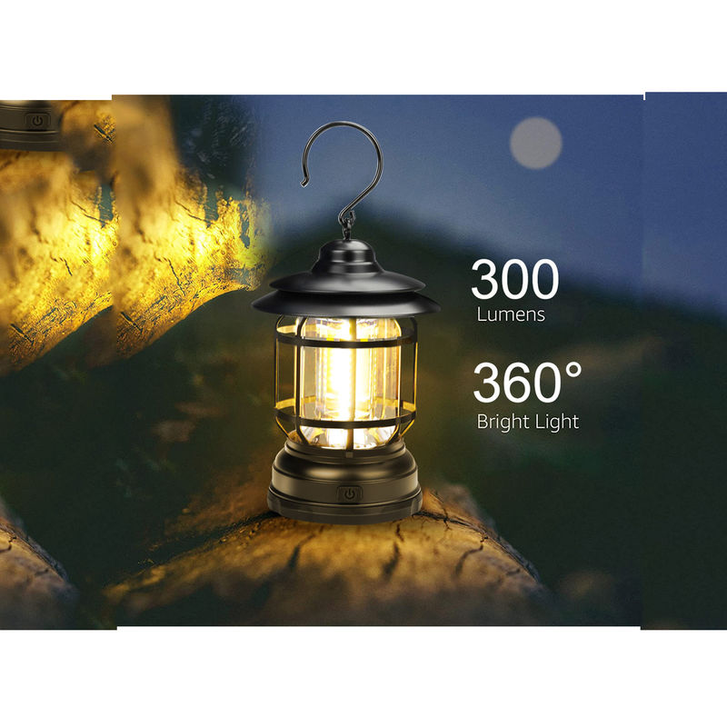 Mini Retro Solar Garden Light Lampa namiotowa Kompaktowy rozmiar Outdoor Led 13 * 12 * 20cm