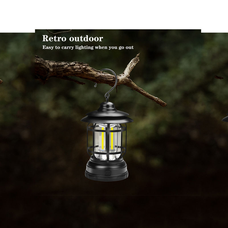 Mini Retro Solar Garden Light Lampa namiotowa Kompaktowy rozmiar Outdoor Led 13 * 12 * 20cm
