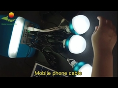 Przenośny generator słoneczny 5 W USB TF System oświetlenia LED z panelem słonecznym na zewnątrz