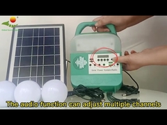 Czysta biała żarówka LED Panel słoneczny System energetyczny 37*31,5*55,5CM